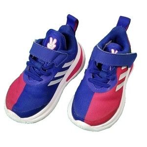 Adidas Disney Mickey Mouse FortaRun1 Sneaker Children's Shoe Size 5.5K Blue Pink